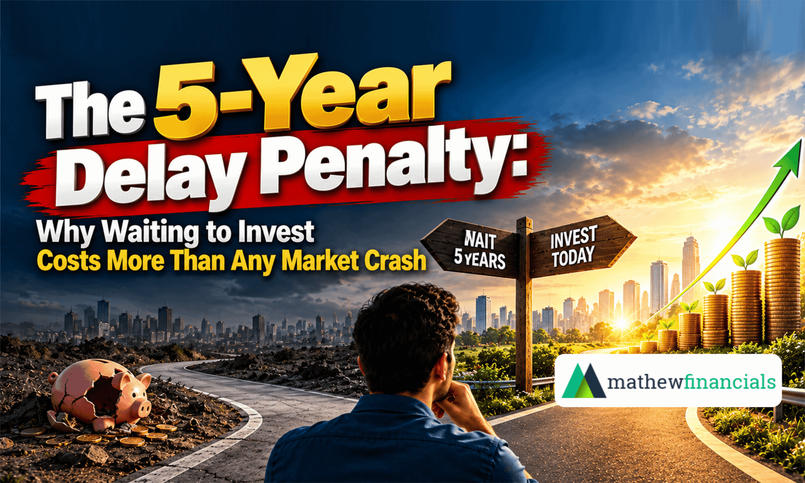The 5-Year Delay Penalty: Why Waiting to Invest Costs More Than Any Market Crash